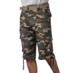 Pro Club Twill Cargo Shorts Camo