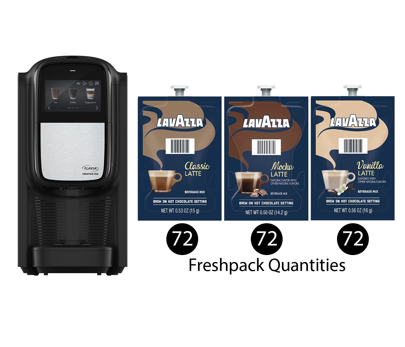 Flavia C300 & Lavazza Latte Bundle 3 Flavia C300 & Lavazza Latte Bundle