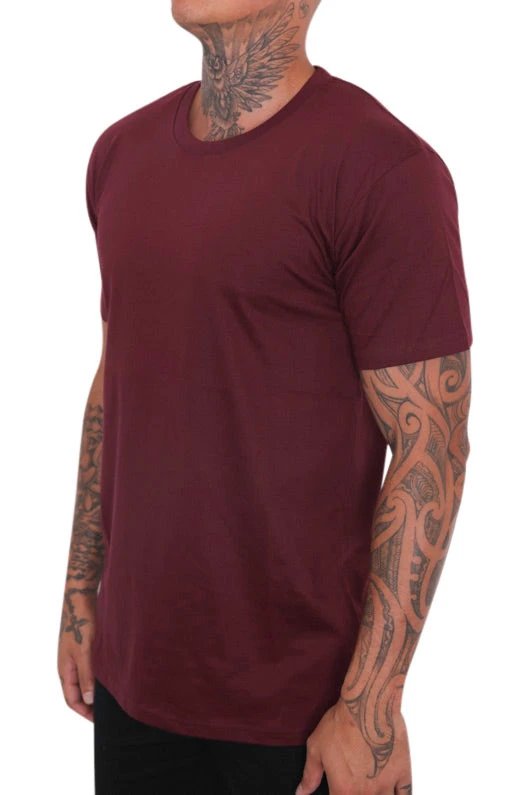 AS Colour Staple Tee Burgundy 4 AS Colour Staple Tee Burgundy - Image 2