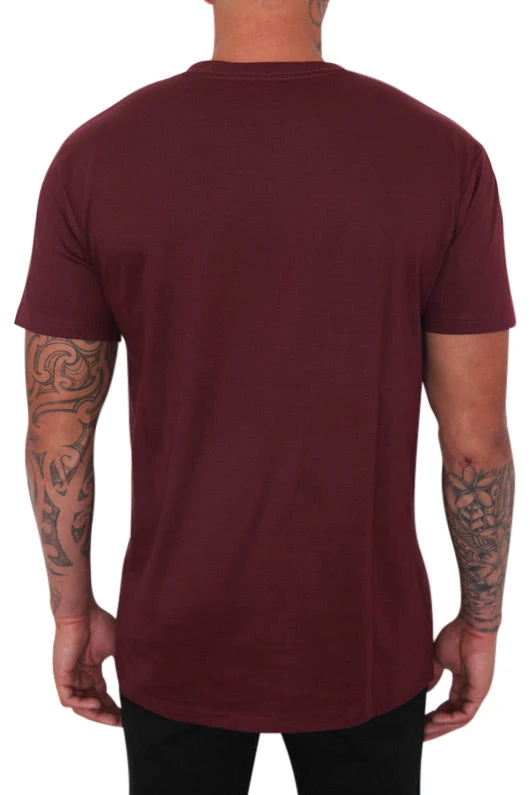AS Colour Staple Tee Burgundy 5 AS Colour Staple Tee Burgundy - Image 3