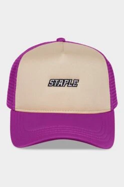 Staple Classic Trucker Snapback Purple