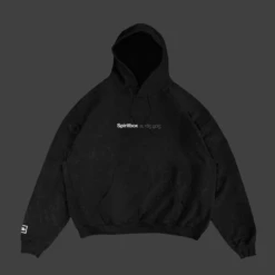 Spine Icon Hoodie Black