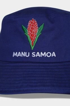 Manu Samoa Official Bucket Hat Blue -Urban Wear Online Shop DSC07955