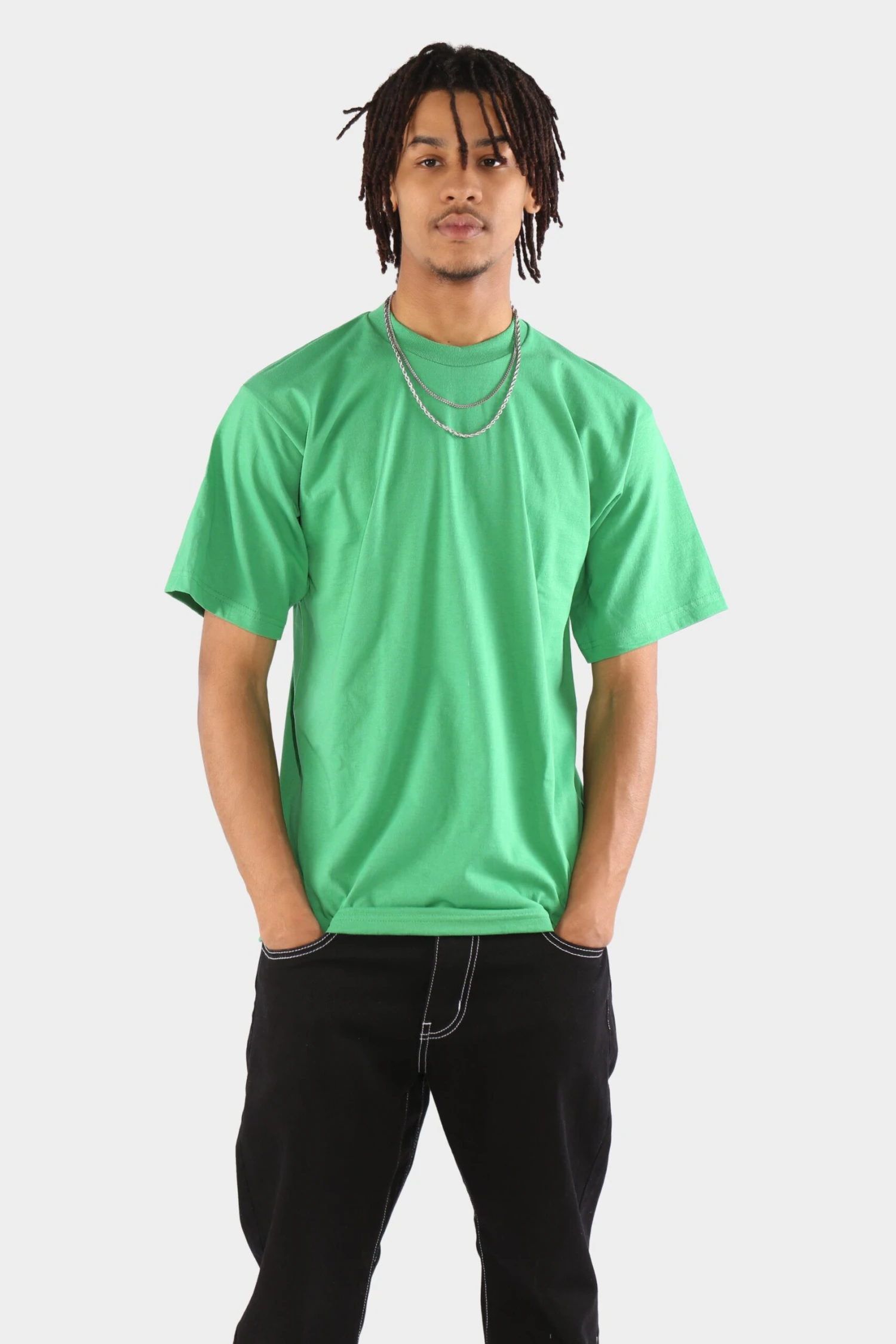 Pro Club Heavyweight Tall Tee Kelly Green 3 Pro Club Heavyweight Tall Tee Kelly Green