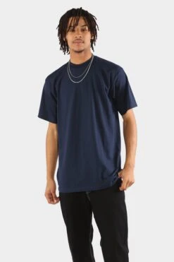 Urban Wear Online Shop 14 Pro Club Heavyweight Tall Tee Navy