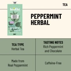 The Bright Tea Co.® Peppermint Herbal Tea -Urban Wear Online Shop PI01FlaviaProductPeppermintHerbal