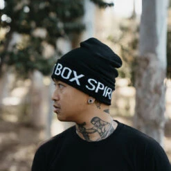 Repeat Black Winter Beanie - Spiritbox
