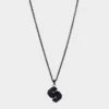 Staple Collegiate Necklace Black 2 Staple Collegiate Necklace Black -Urban Wear Online Shop chainblack