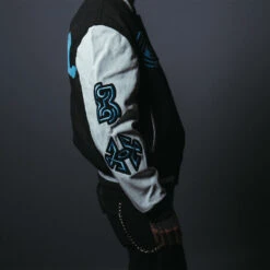 Eternal Varsity Jacket Heather Grey -Urban Wear Online Shop jacket3