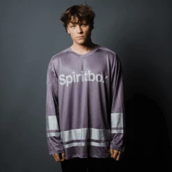 Spell Out Hockey Jersey Dust/Silver - Spiritbox Merch