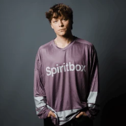 Urban Wear Online Shop 33 Spell Out Hockey Jersey Plum/Silver