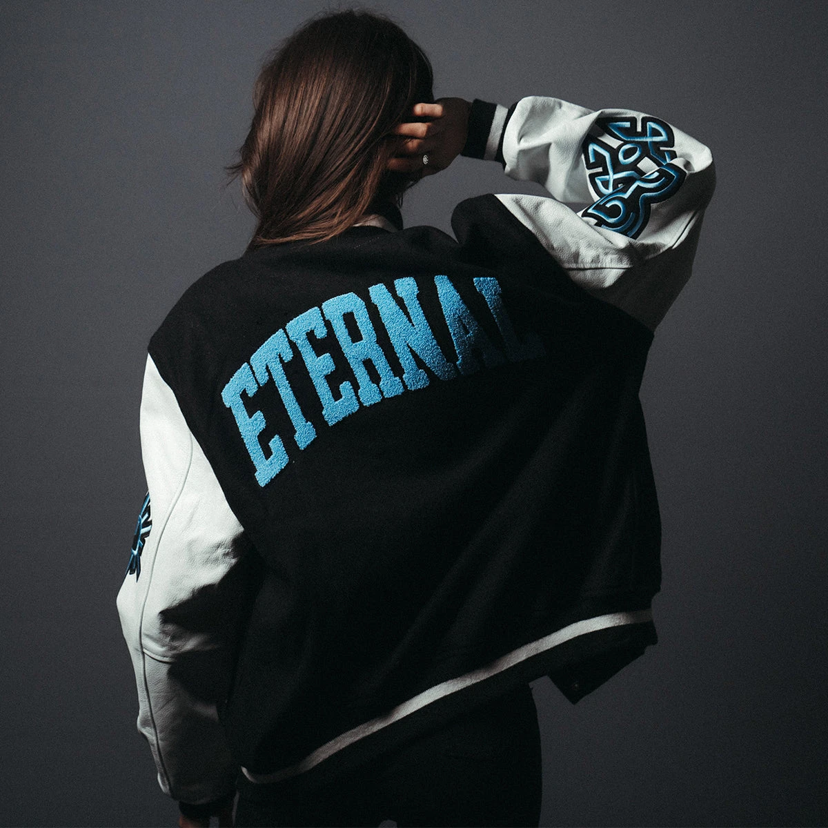Eternal Varisty Jacket Black - Spiritbox Merch 8 Eternal Varisty Jacket Black - Spiritbox Merch - Image 6