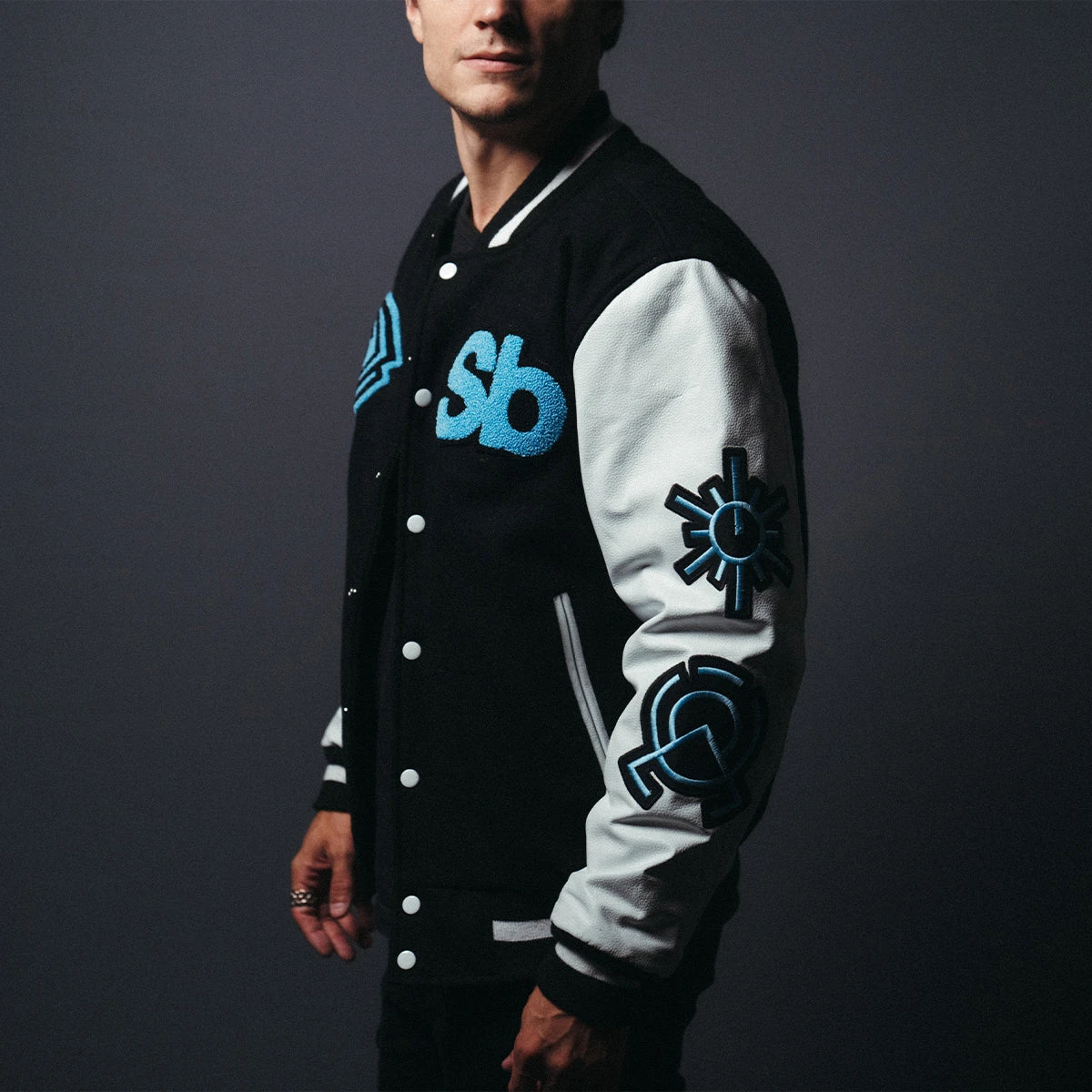 Eternal Varisty Jacket Black - Spiritbox Merch 5 Eternal Varisty Jacket Black - Spiritbox Merch - Image 3